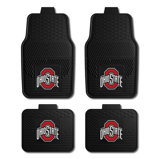 Ohio State University 4-pc Vinyl Car Mat Set