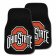 Ohio State University 2-pc Carpet Car Mat Set - Logo Brands