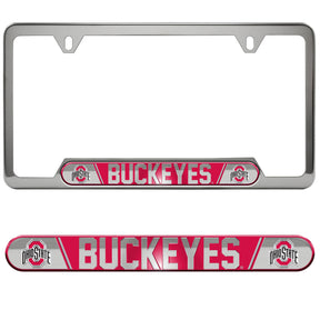 Ohio State University Embossed License Plate Frame