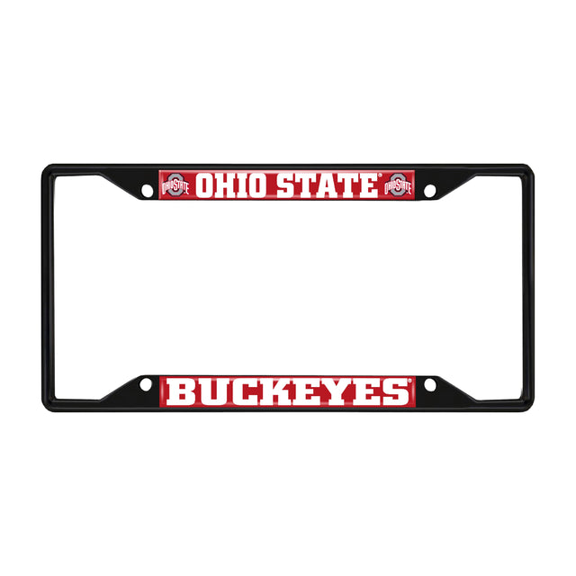 Ohio State University Black License Plate Frame – College Logo Stuff