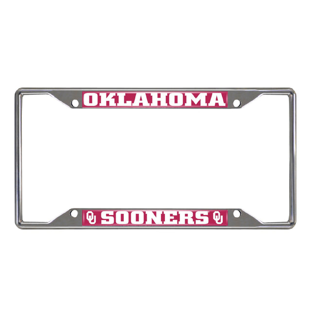 University of Oklahoma Chrome License Plate Frame