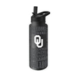 Oklahoma 34oz Black Replay Quencher Bottle