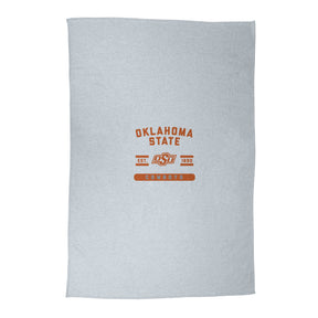 OK State Sublimated Sweatshirt Blanket