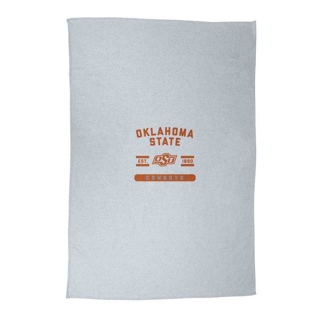 OK State Sublimated Sweatshirt Blanket