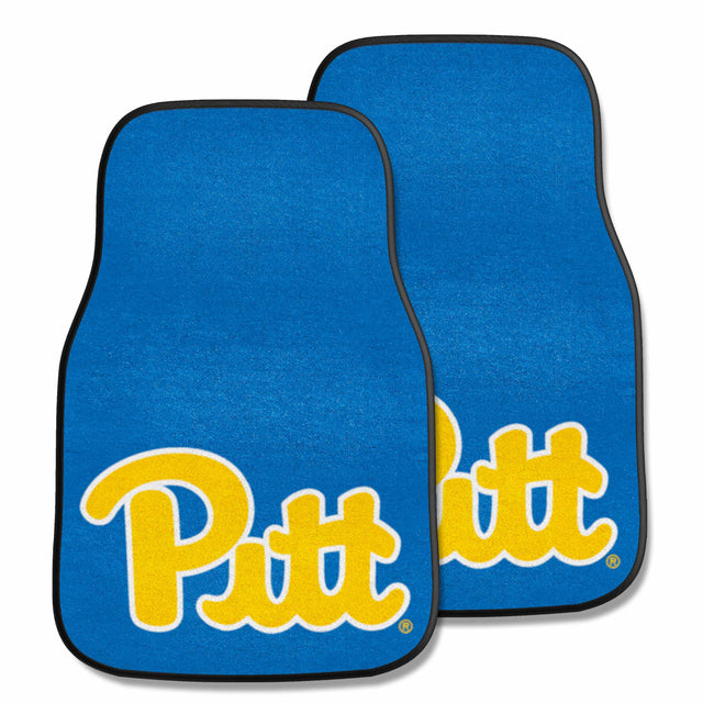 University of Pittsburgh 2-pc Carpet Car Mat Set