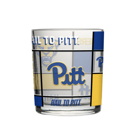 Pittsburgh 12oz Quilted Stained Rocks Glass