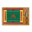 Minnesota Golden Gophers Icon Glass Top Cutting Board & Knife Set