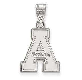 Alabama Crimson Tide Sterling Silver Domed Football Pendant