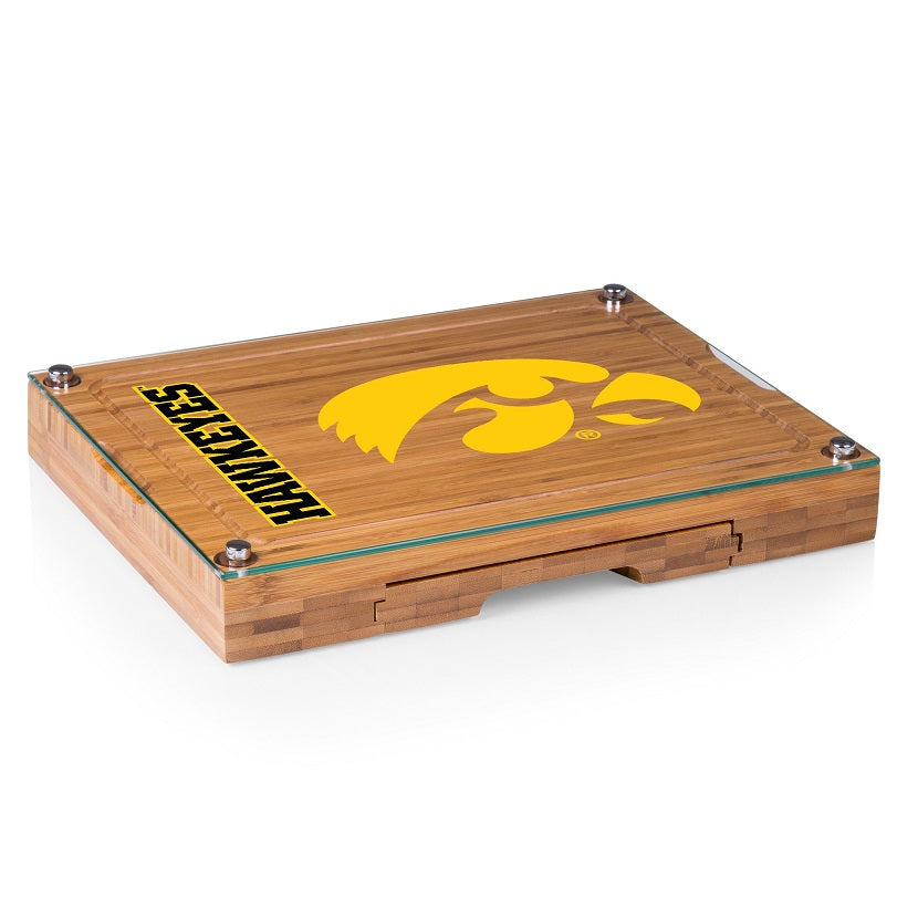Iowa Hawkeyes Concerto Bamboo Cutting Board