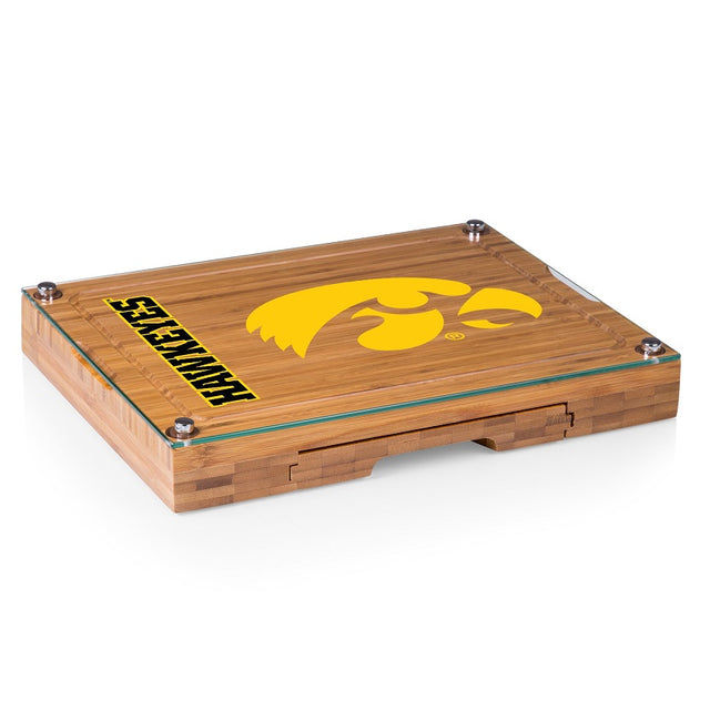 Iowa Hawkeyes Concerto Bamboo Cutting Board