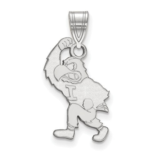 Indiana Hoosiers Script Logo Sterling Silver Necklace