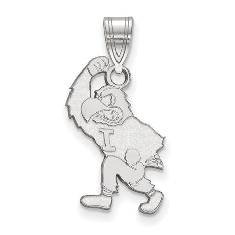 Indiana Hoosiers Script Logo Sterling Silver Necklace