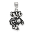 Virginia Tech Sterling Silver Small Bar Necklace