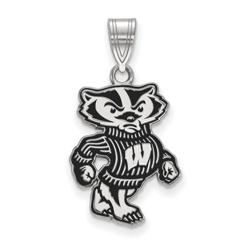 Virginia Tech Sterling Silver Small Bar Necklace