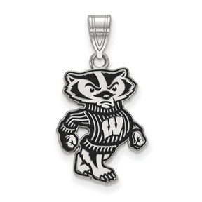 Virginia Tech Sterling Silver Small Bar Necklace