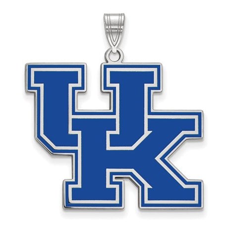 Iowa State University 14k White Gold Medium Disc Pendant
