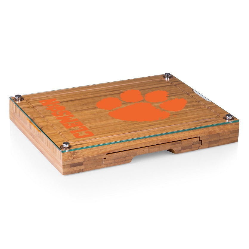 Clemson Tigers Concerto Bamboo Cutting Board