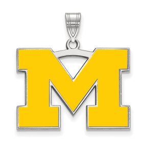 Marquette Golden Eagles Sterling Silver Gold Plated Crest Lapel Pin