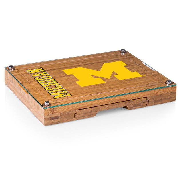 Michigan Wolverines Concerto Bamboo Cutting Board