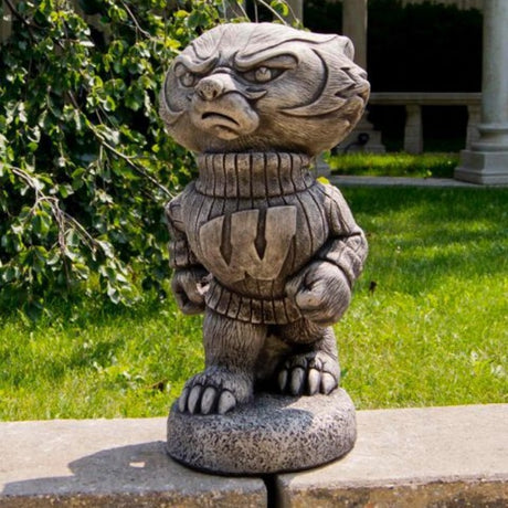 Wisconsin Badgers Vintage Mascot Garden Statue