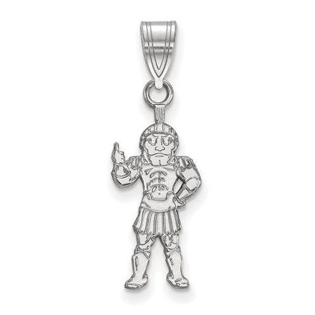 Michigan Wolverines Sterling Silver Football Pendant