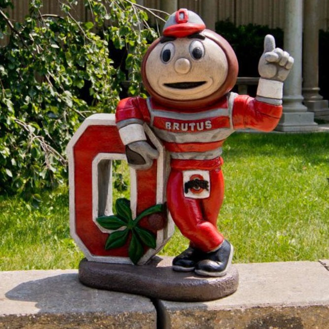Ohio State Buckeyes Mascot Garden Statue