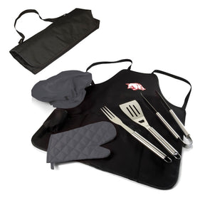 Arkansas Razorbacks BBQ Apron Tote Set