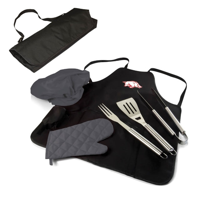 Arkansas Razorbacks BBQ Apron Tote Set