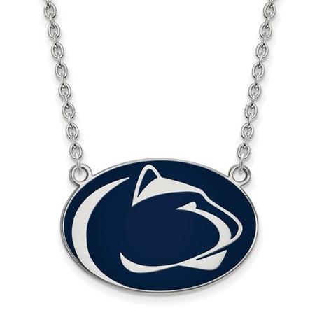Oklahoma State Cowboys Enamel Sterling Silver Necklace
