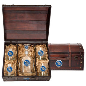 Kansas Jayhawks Capitol Decanter Chest Set