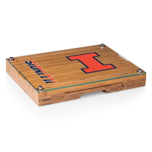 Illinois Fighting Illini Concerto Bamboo Cutting Board