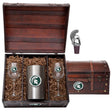 MSU Spartans Wine Chest Set
