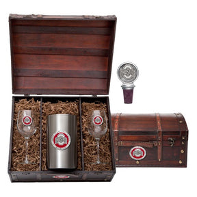 Ohio State Buckeyes Wine Chest Set