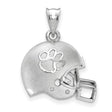 Boise State UNIVERSITY Sterling Silver Gold Plated Small Pendant