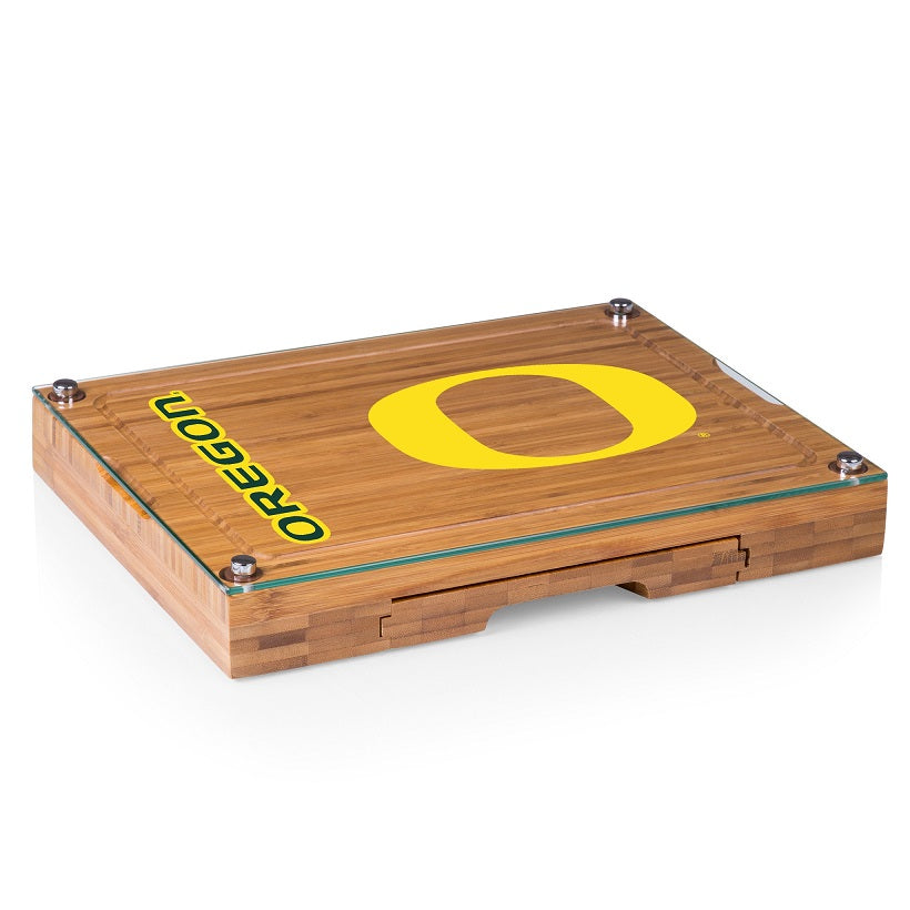 Oregon Ducks Concerto Bamboo Cutting Board