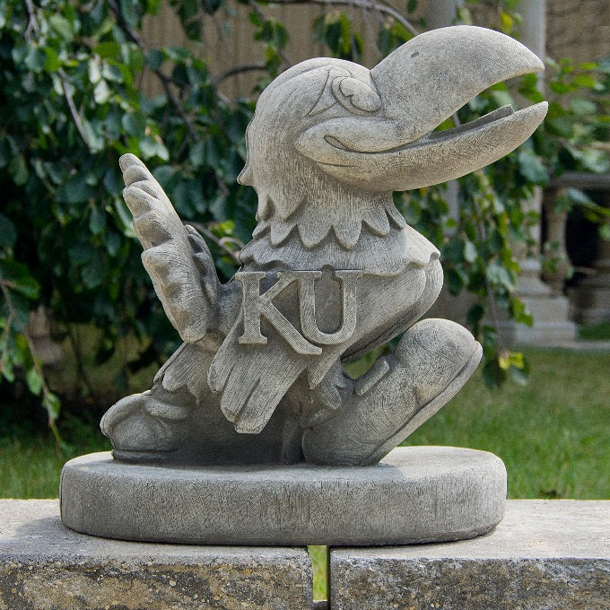 Kansas Jayhawks Vintage Mascot Garden Statue