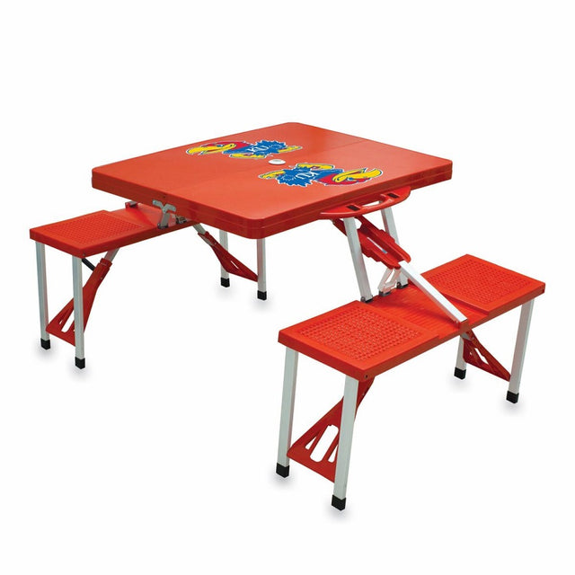 Kansas Jayhawks Folding Picnic Table