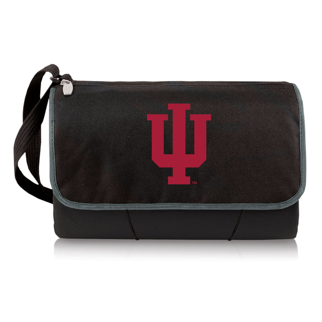 Indiana Hoosiers Outdoor Picnic Blanket and Tote - Black
