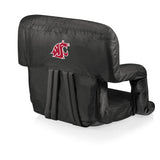 Washington State Cougars Ventura Portable Reclining Stadium Seat - Black