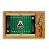 Purdue Boilermakers Icon Glass Top Cutting Board & Knife Set
