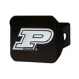 Purdue University Chrome on Black Hitch Cover
