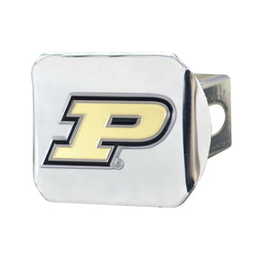 Purdue University Color on Chrome Hitch Cover