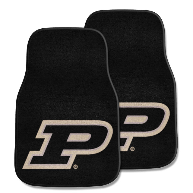 Purdue University 2-pc Carpet Car Mat Set