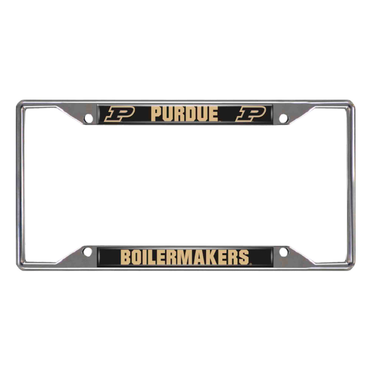 Purdue University Chrome License Plate Frame