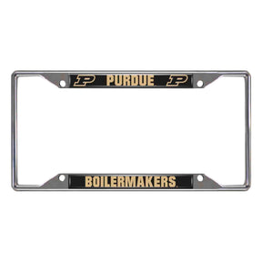 Purdue University Chrome License Plate Frame