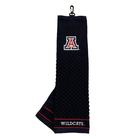 Arizona Wildcats Tri-Fold Embroidered Scrubber Golf Towel