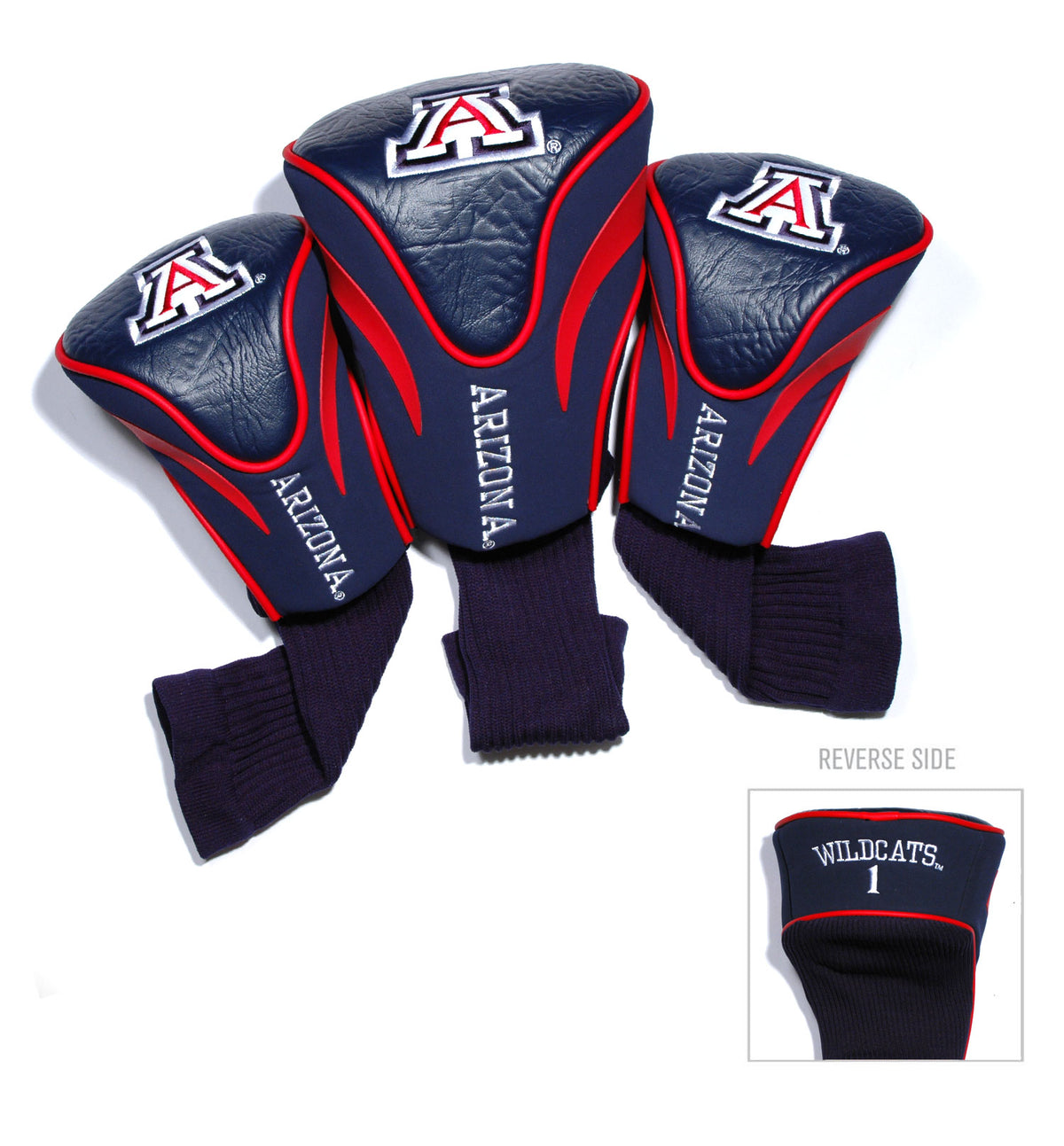 Arizona Wildcats 3 Pack Embroidered Contour Golf Headcovers
