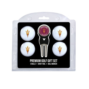 Arizona State Sun Devils 4 Golf Balls And Divot Tool Gift Set