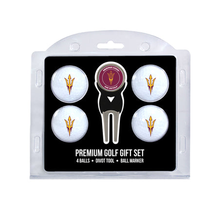 Arizona State Sun Devils 4 Golf Balls And Divot Tool Gift Set