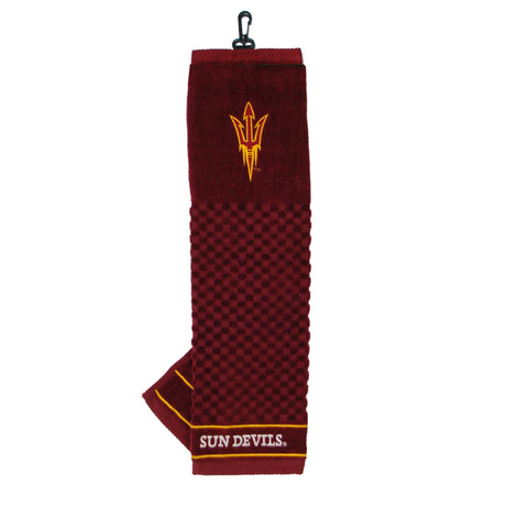 Arizona State Sun Devils Tri-Fold Embroidered Scrubber Golf Towel